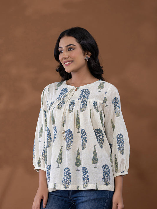 Organic Cotton Short Kurti/ Top