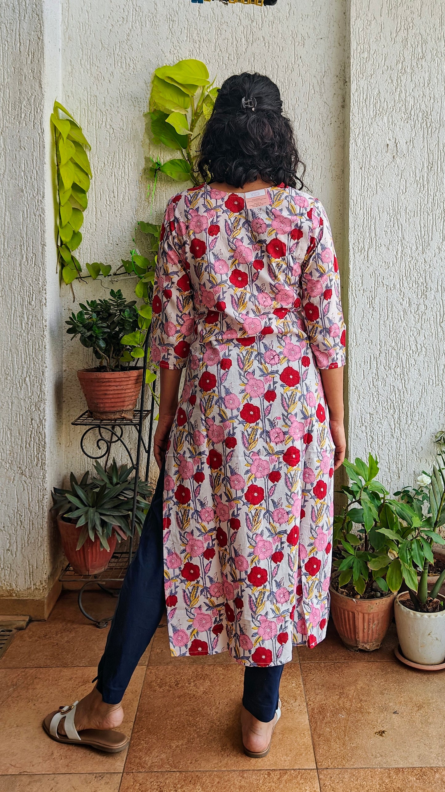 Pure cotton printed kurti